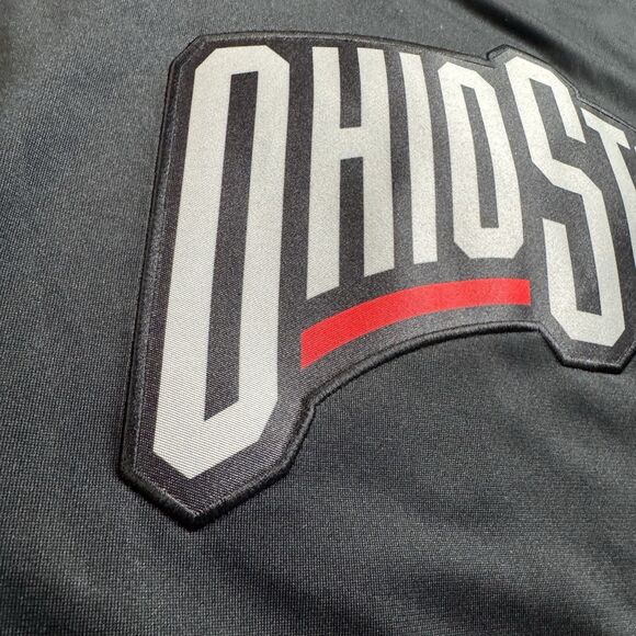 Ohio State Buckeyes Nike Team Black Hockey Jersey Spellout Mens XXL Blackout NWT - Picture 3 of 11